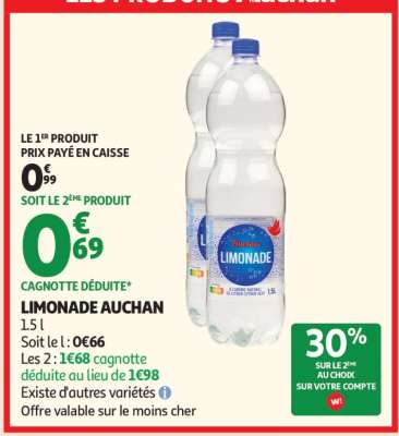Limonade Auchan
