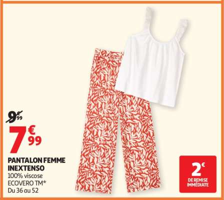 Pantalon Femme Inextenso