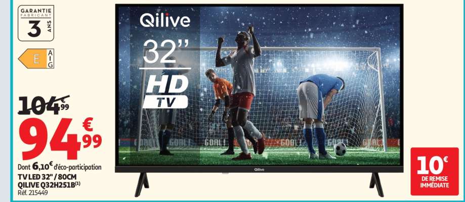 TV LED 32'' 80CM QILIVE Q32H2S1B19