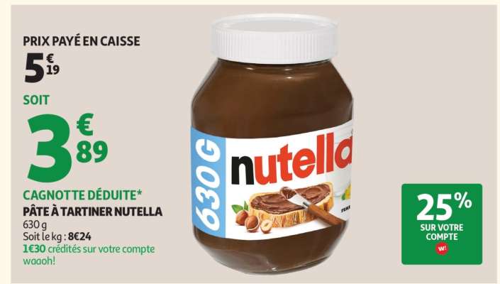Pâte À Tartiner Nutella