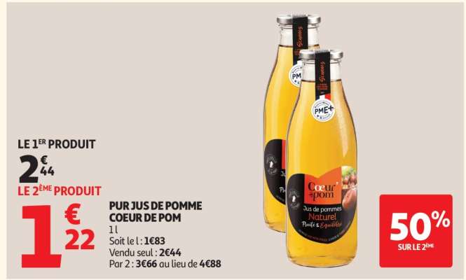 Pur Jus De Pomme Coeur De Pom