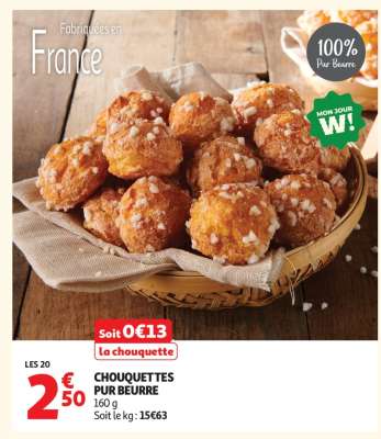 Chouquettes Pur Beurre