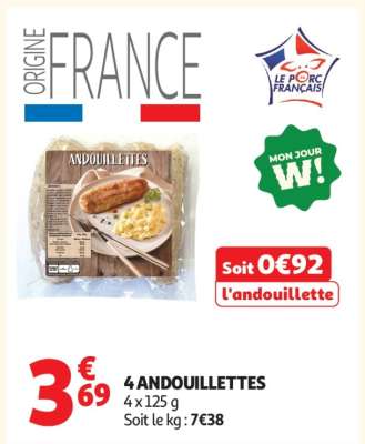 4 Andouillettes