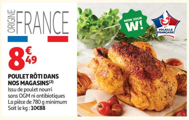 Poulet Rôti Dans Nos Magasins
