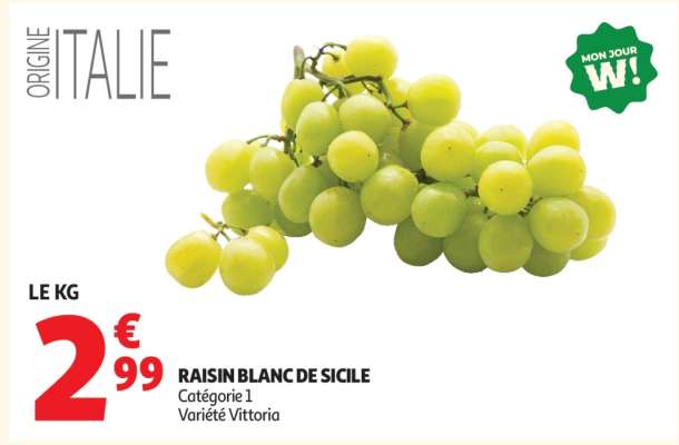 RAISIN BLANC DE SICILE