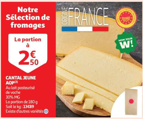 CANTAL JEUNE AOP