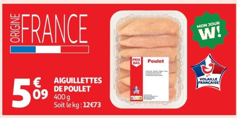 Aiguillettes De Poulet