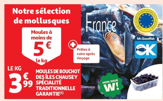 Moules de Bouchot des Îles Chausey