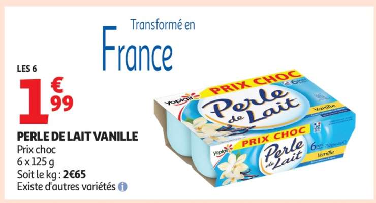 PERLE DE LAIT VANILLE