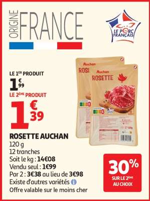 Rosette Auchan