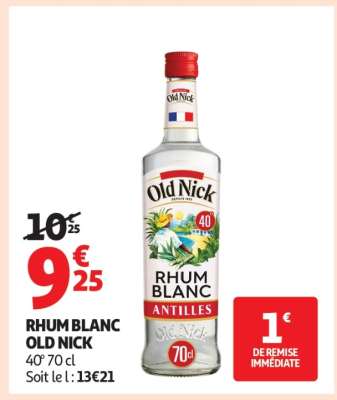Rhum Blanc Old Nick