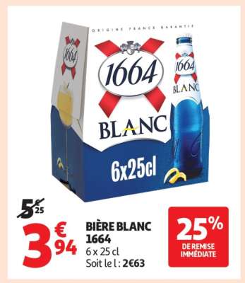 BIÈRE BLANC 1664