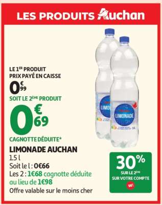 Limonade Auchan