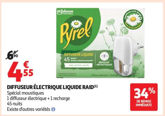 Diffuseur Électrique Liquide Raid