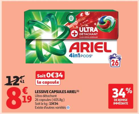 Lessive Capsules Ariel