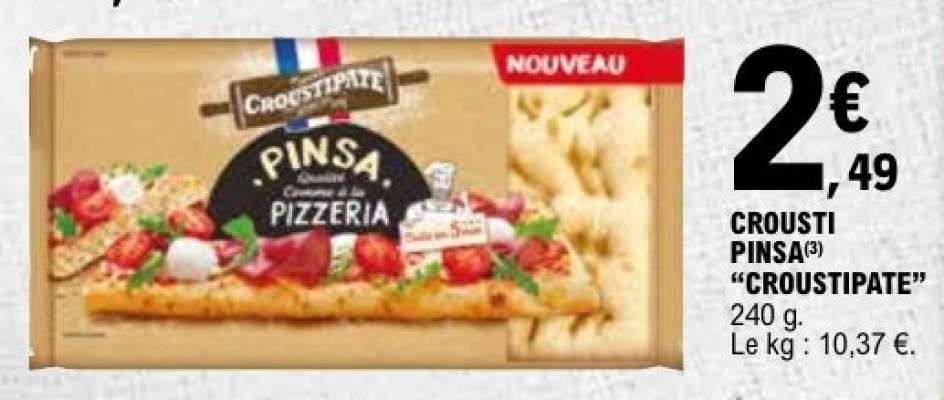 Crousti Pinsa «Croustipate»