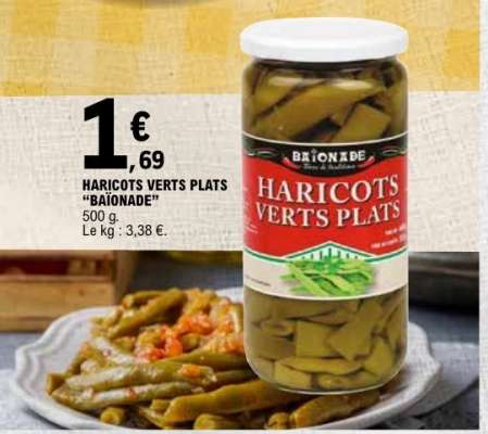 HARICOTS VERTS PLATS "BAÏONNADE"