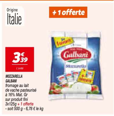 Mozzarella Galbani