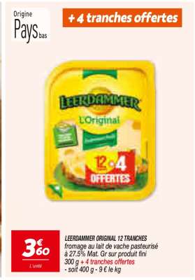 LEERDAMMER ORIGINAL 12 TRANCHES