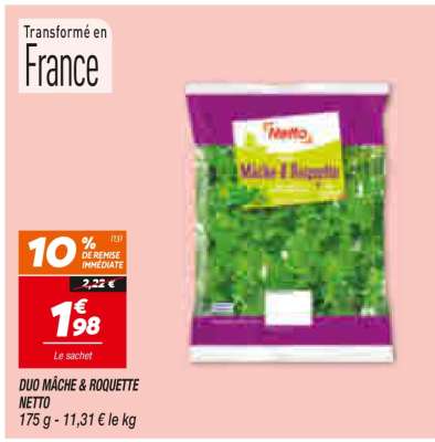 DUO MÂCHE & ROQUETTE NETTO