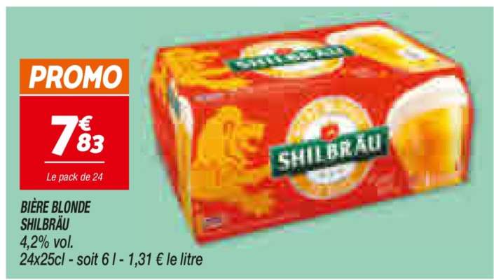 BIÈRE BLONDE SHILBRÄU