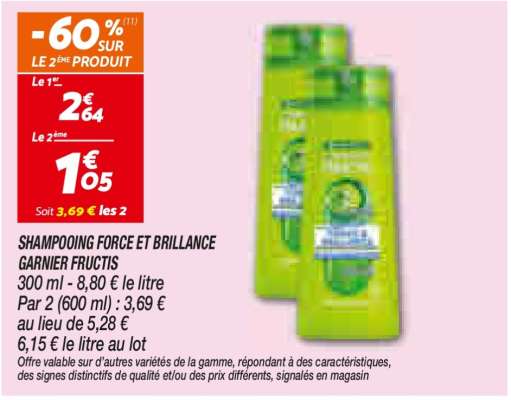 SHAMPOOING FORCE ET BRILLANCE