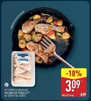 ST-CLÉMENT LE VOLAILLER® PILONS DE POULET