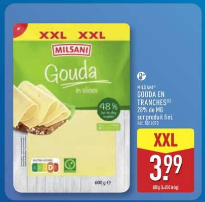 MILSANI Gouda en tranches