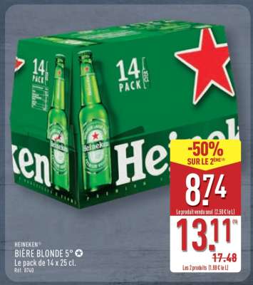 HEINEKEN BIÈRE BLONDE 5°