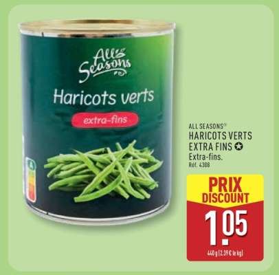 ALL SEASONS® HARICOTS VERTS EXTRA FINS