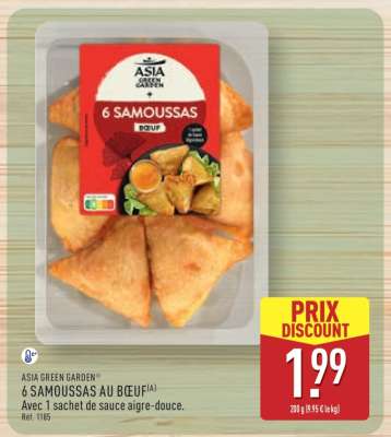6 SAMOUSSAS AU BŒUF