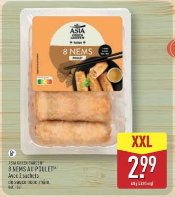 8 nems au poulet