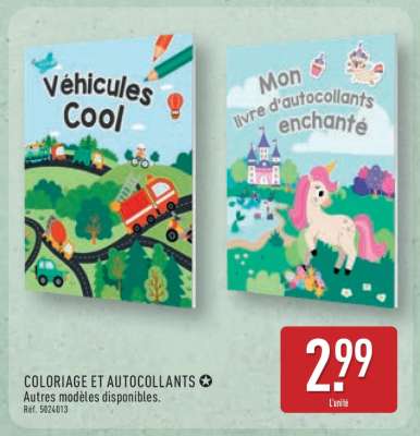 COLORIAGE ET AUTOCOLLANTS