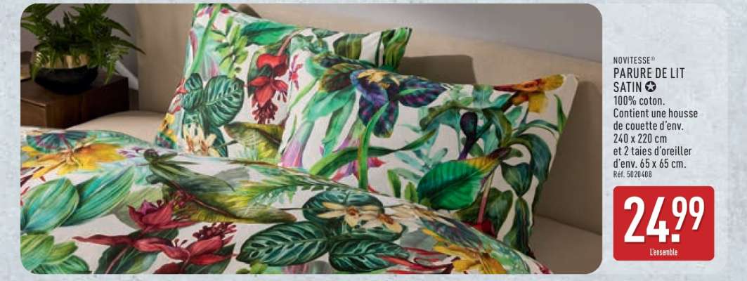 PARURE DE LIT SATIN