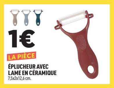 ÉPLUCHEUR AVEC LAME EN CÉRAMIQUE