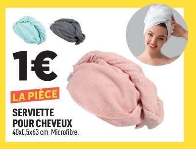 SERVIETTE POUR CHEVEUX
