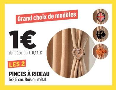 PINCES À RIDEAU