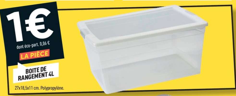 BOITE DE RANGEMENT 4L