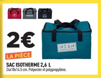 SAC ISOTHERME 2,6 L