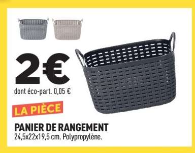 Panier de rangement