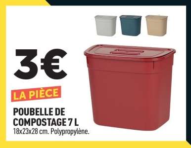 POUBELLE DE COMPOSTAGE 7 L