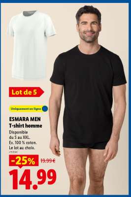 ESMARA Men T-shirt homme