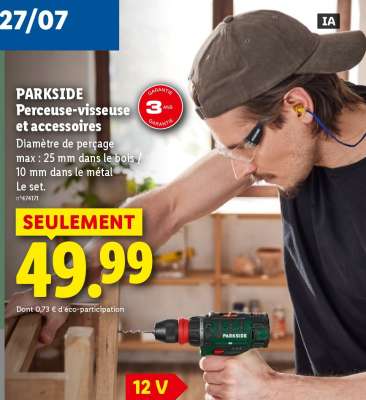 Parkside Perceuse-visseuse et accessoires