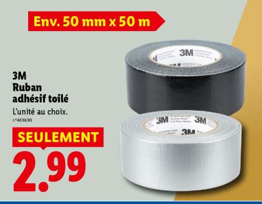 3M Ruban adhésif toilé