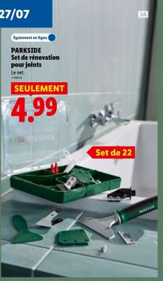 PARKSIDE Set de rénovation pour joints