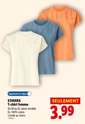 ESMARA T-shirt femme
