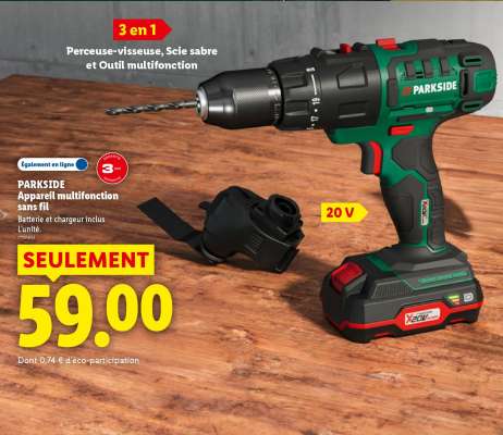 PARKSIDE Appareil multifonction sans fil