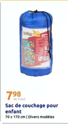Sac de couchage pour enfant