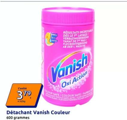 Détachant Vanish Couleur