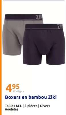 Boxers en bambou Ziki